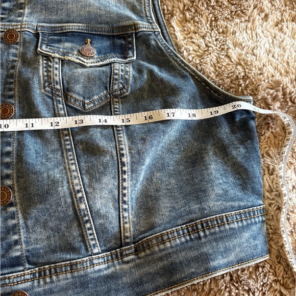 Torrid Blue Denim Vest - Picture 6 of 8